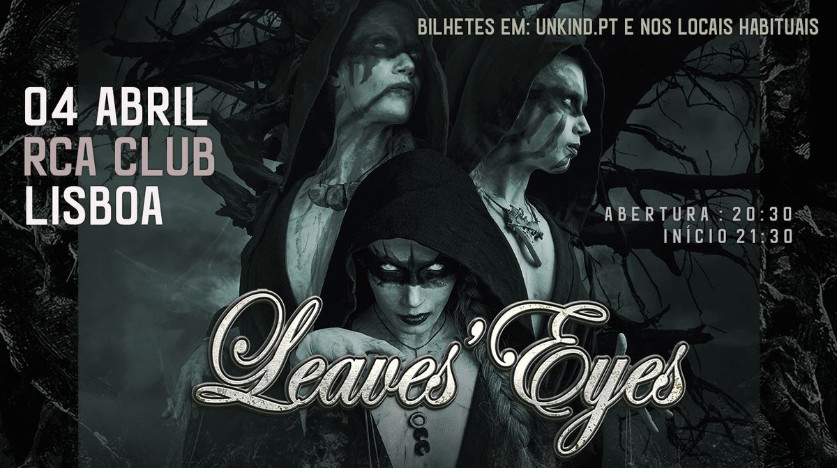 LEAVES\u00b4EYES - RCA Club - Lisboa