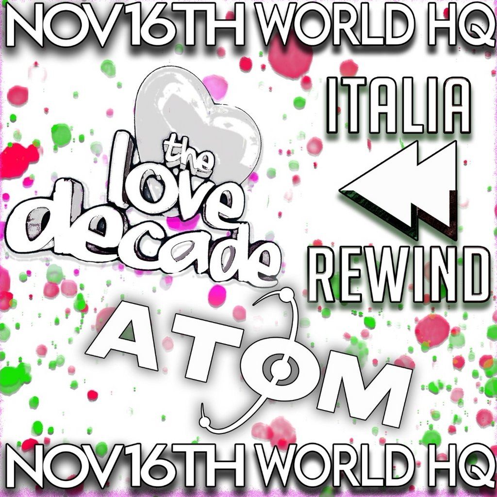 LOVE DECADE - Italia Rewind - Atom