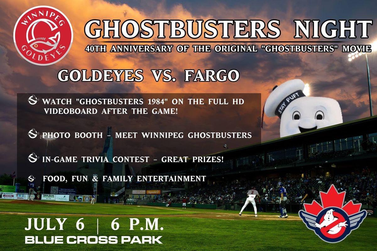 Ghostbusters Night with the Winnipeg Goldeyes