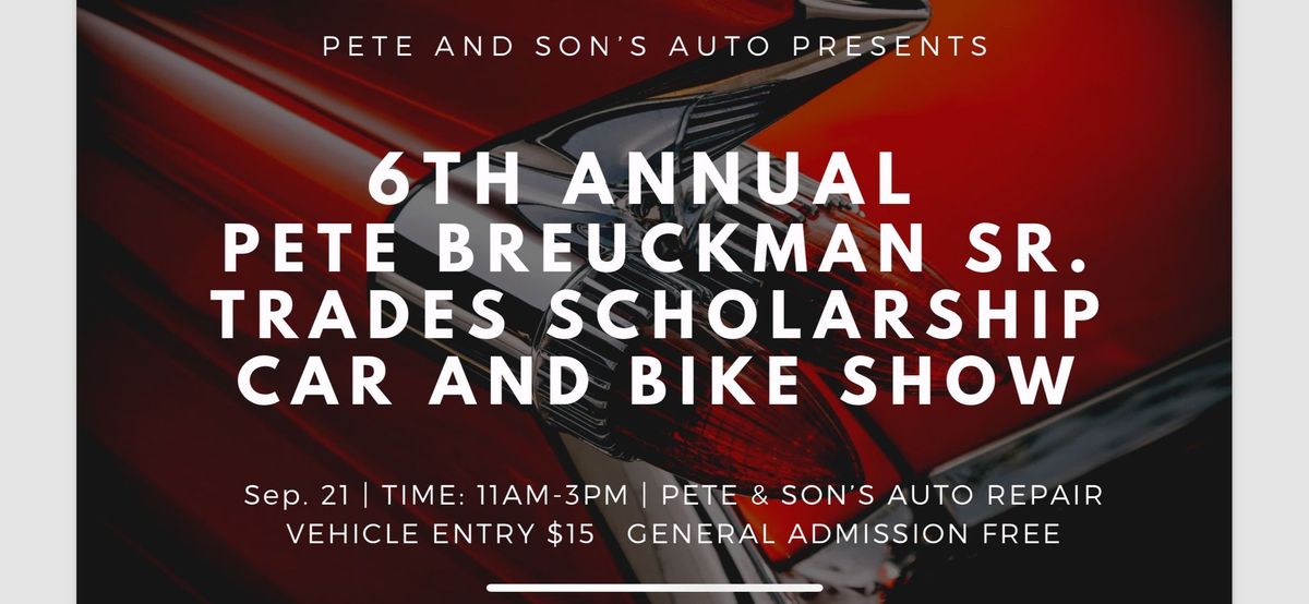 6th Annual Scholarship Car and Bike Show