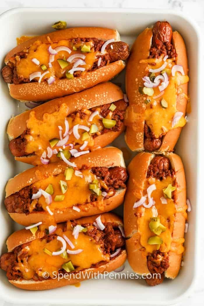 Chili Dog with Nacho Chips &  Cheese