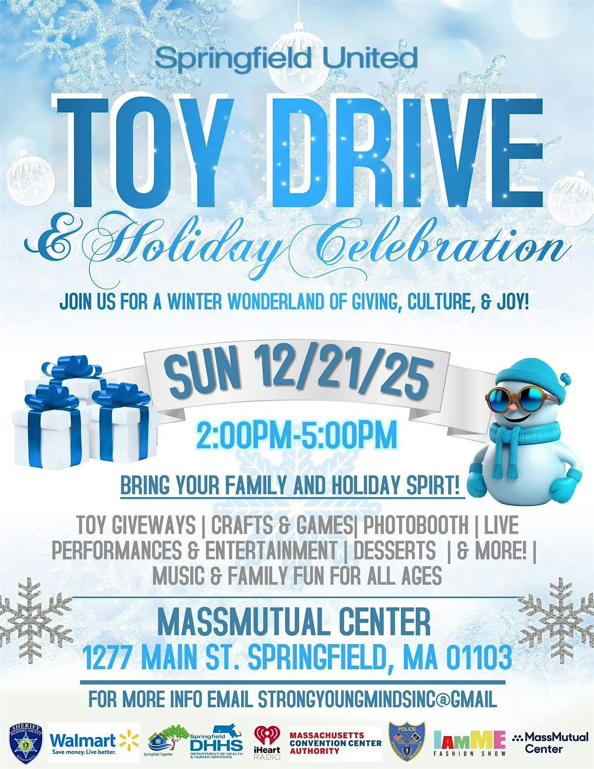 Springfield United Toy Drive & Holiday Celebration