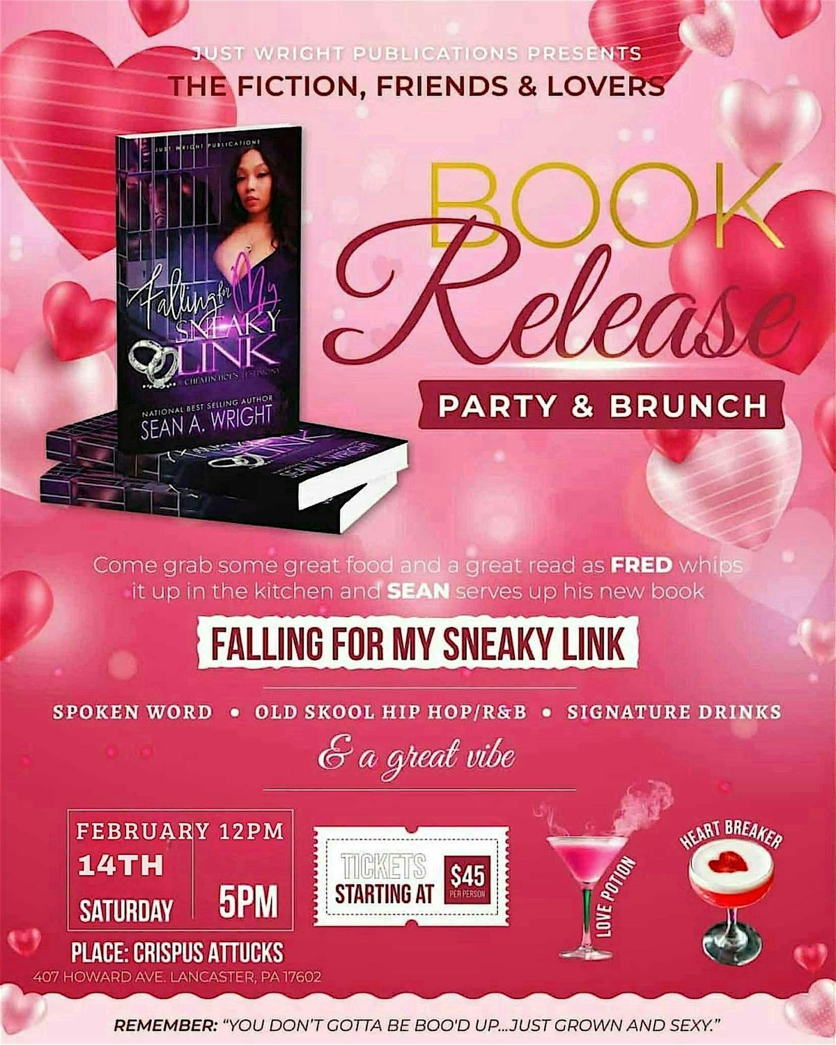 THE FICTION, FRIENDS,  AND LOVERS BOOK RELEASE BRUNCH