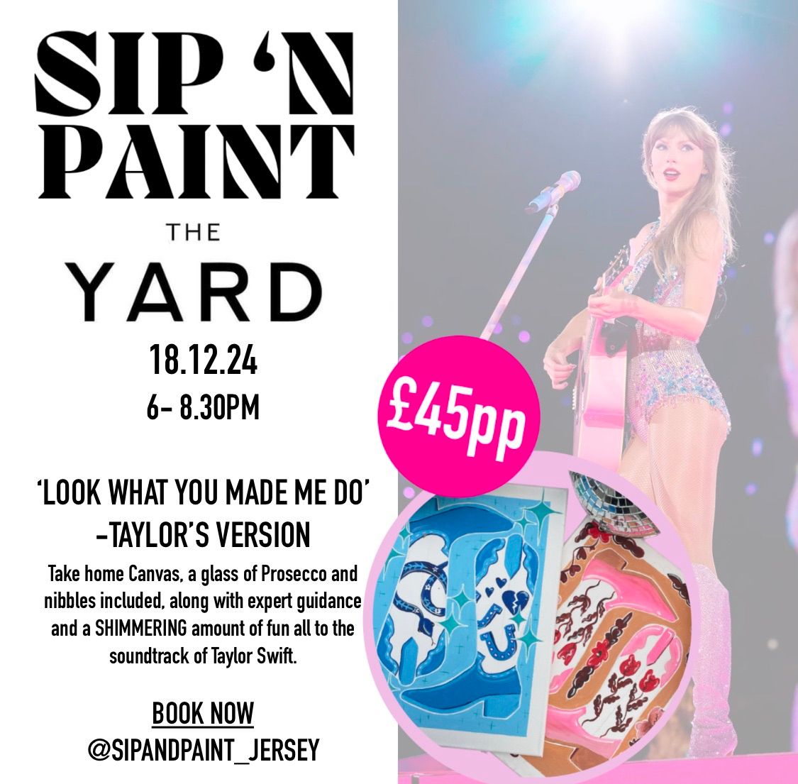 ERA'S Themed Sip and Paint Party