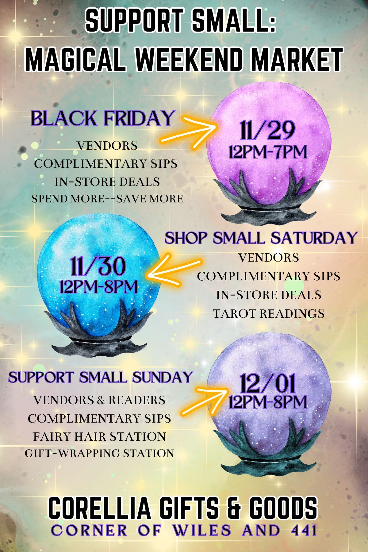 Support Small: Magical Weekend Market 