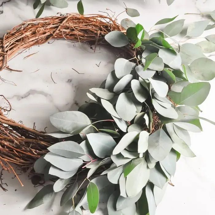 Wine and Design: Eucalyptus Spring Wreath Workshop