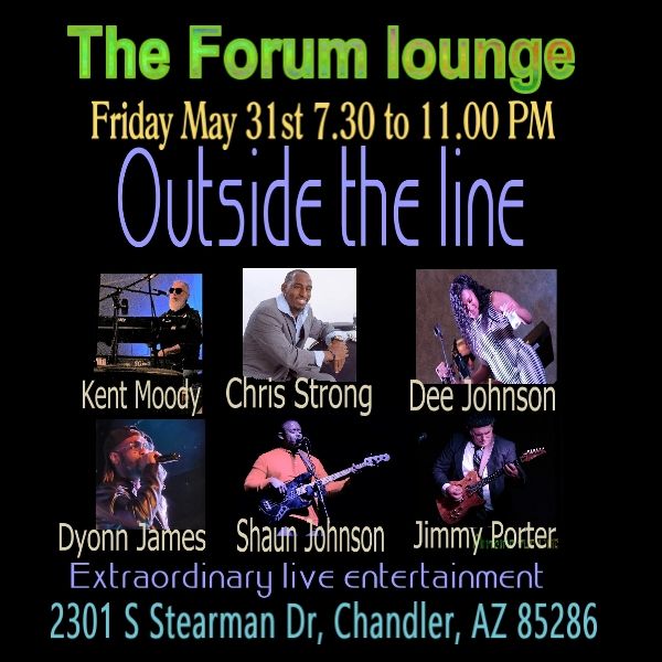 Outside the line at The Forum Lounge