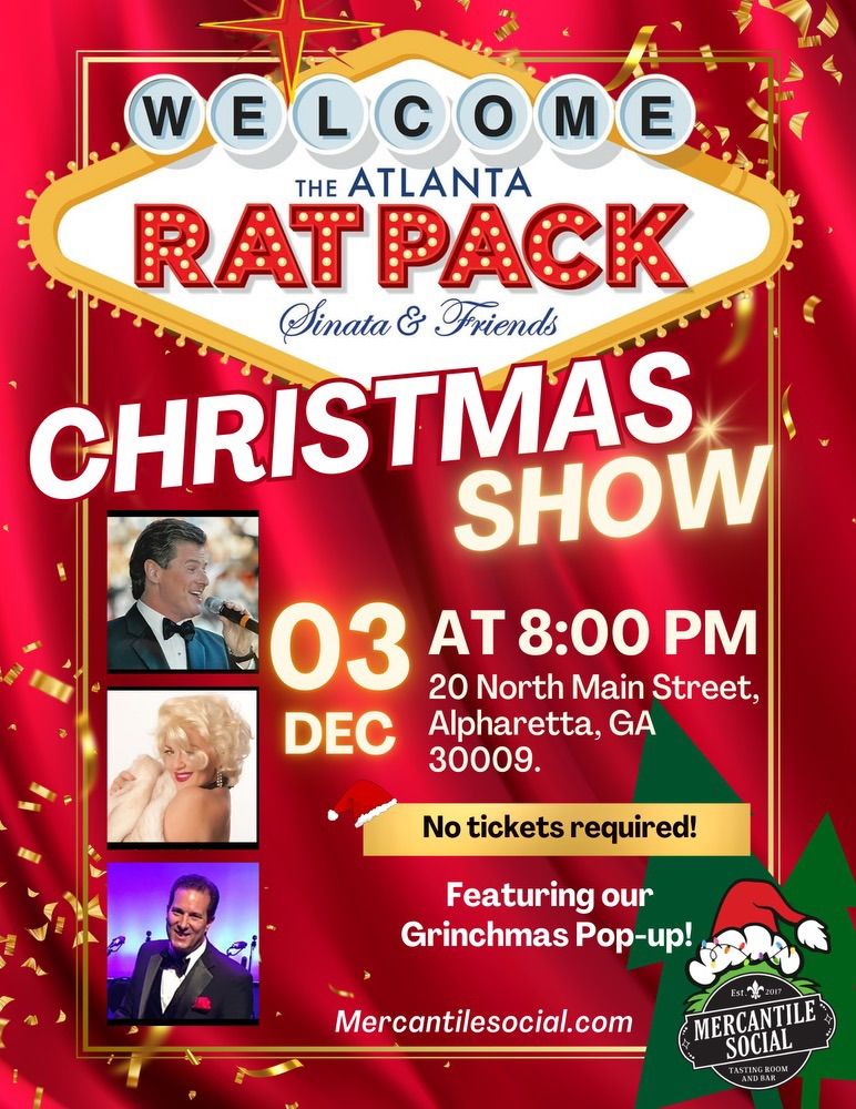 Rat Pack Christmas Show at Mercantile Social 