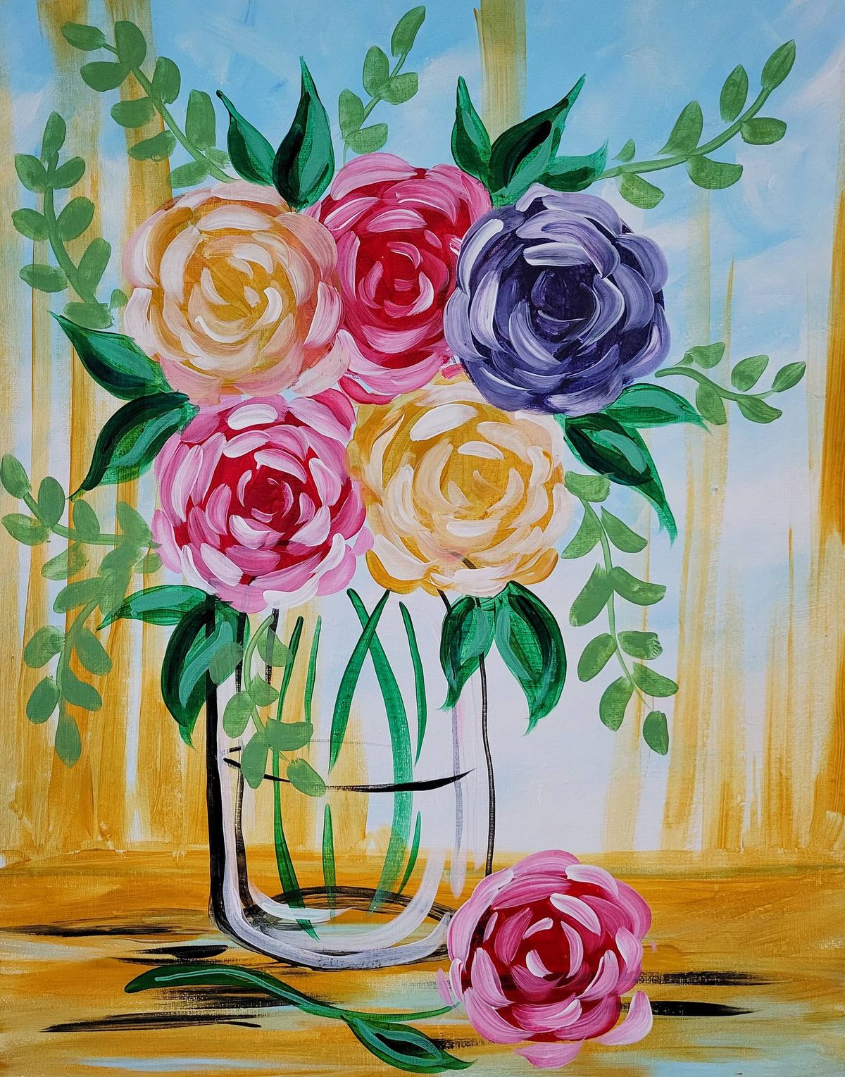 Paint + Sip: "Summer Bouquet" at Eastwood Farm + Winery