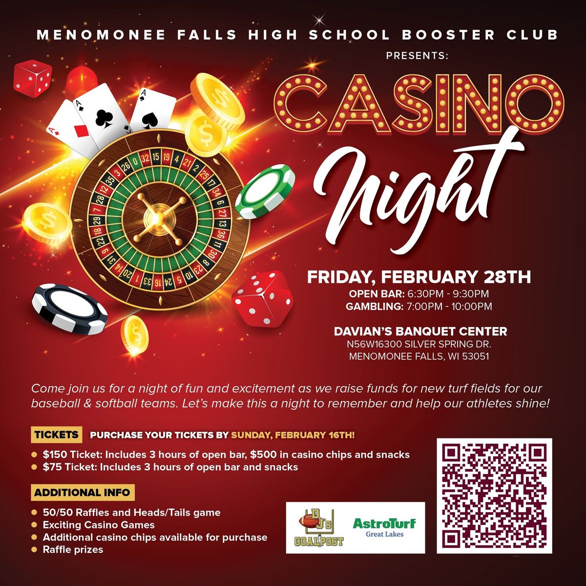 MFHS Booster Club Casino Night