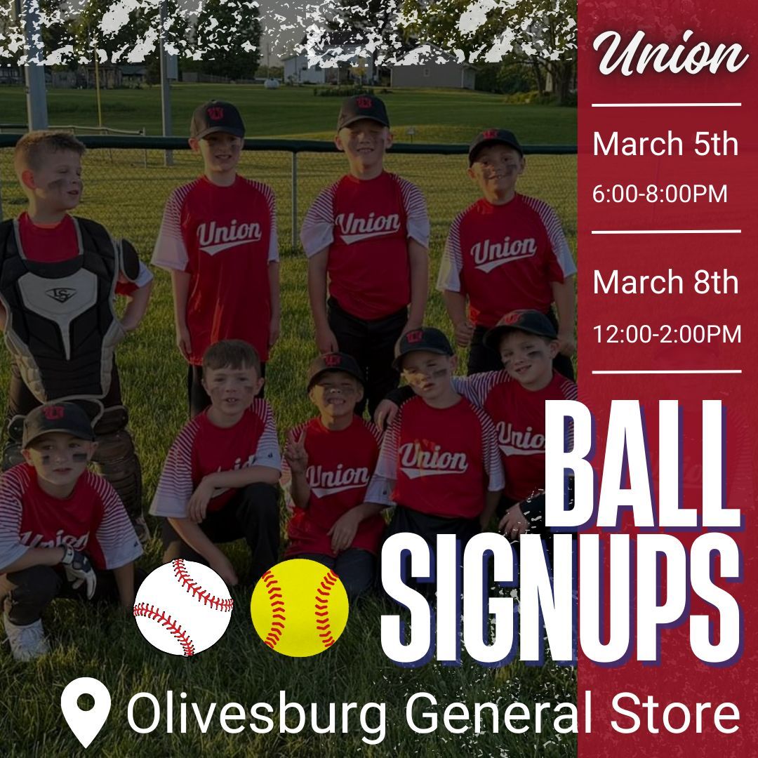 Baseball\/Softball Sign Ups