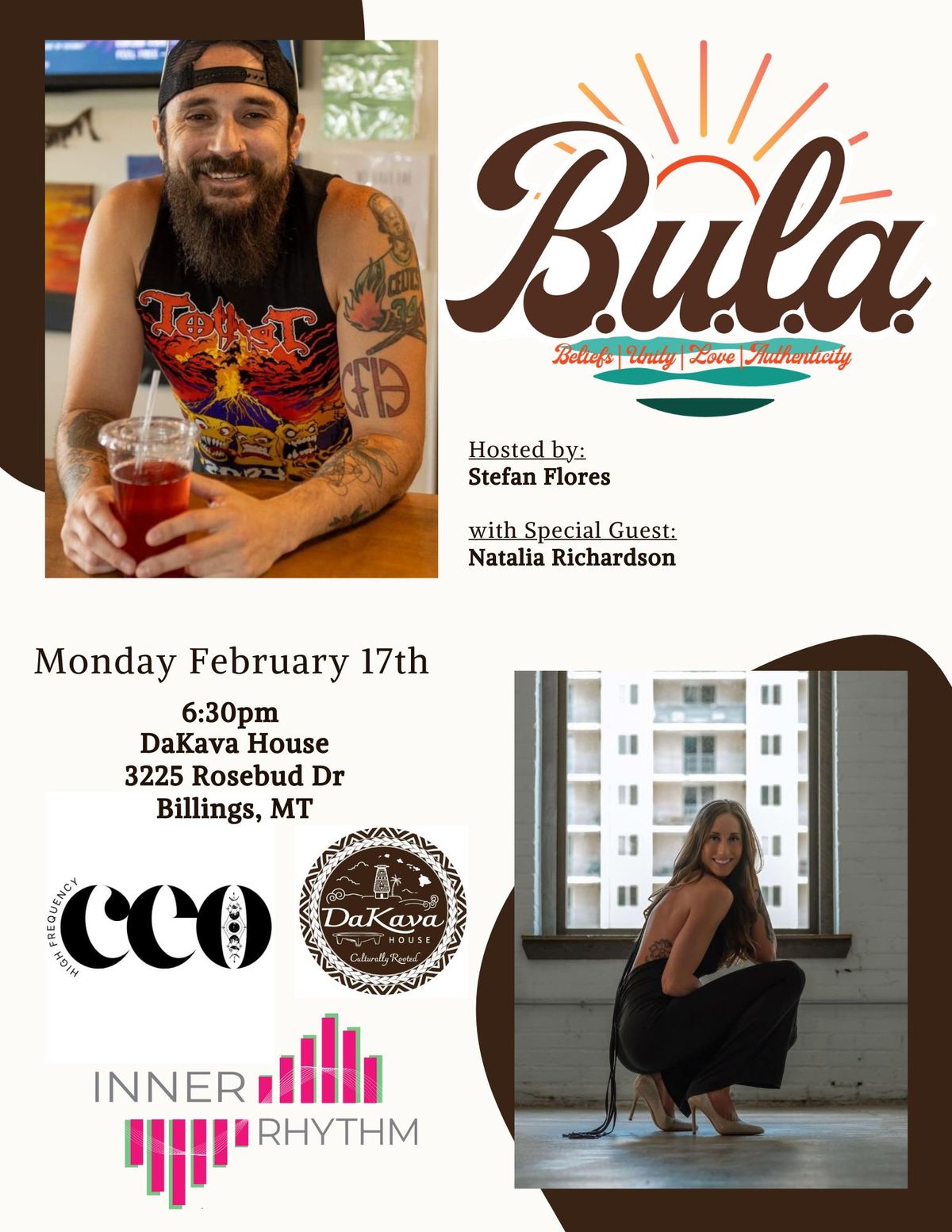 B.U.L.A with Natalia Richardson hosted by Stefan Flores