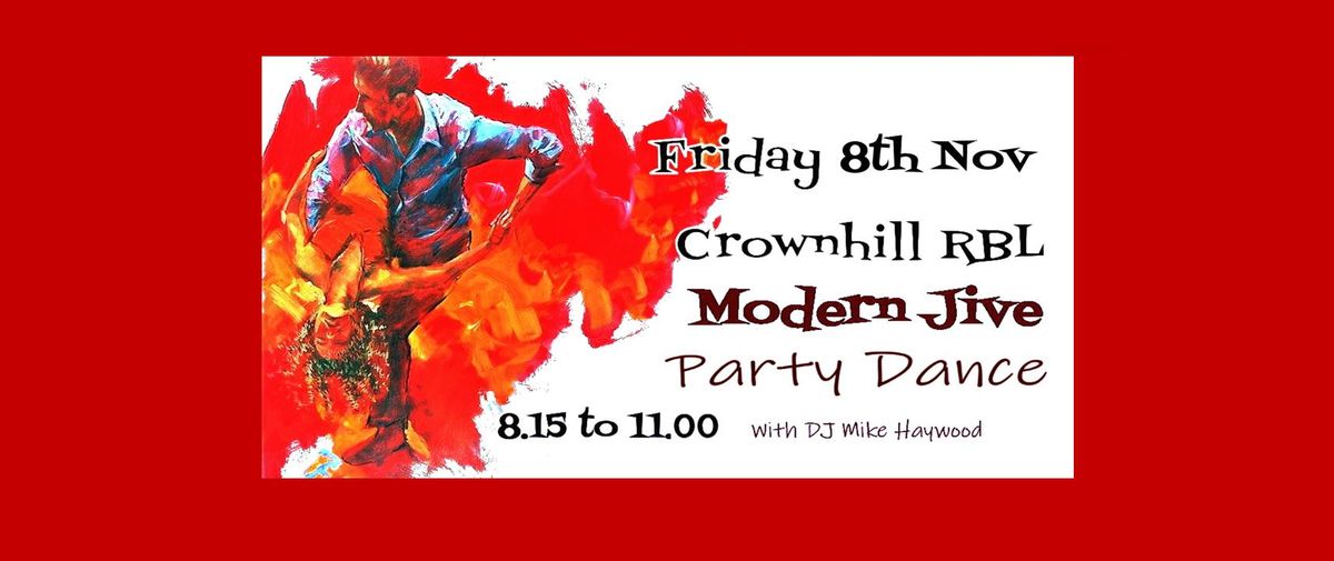 Plymouth Modern Jive Dance with DJ Mike Haywood Entry only \u00a37