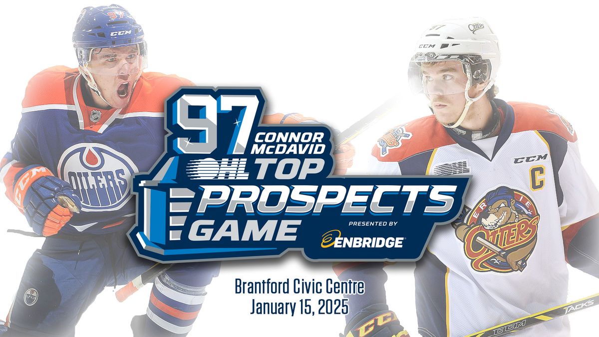 Connor Mcdavid Ohl Top Prospects Game at Brantford and District Civic Centre