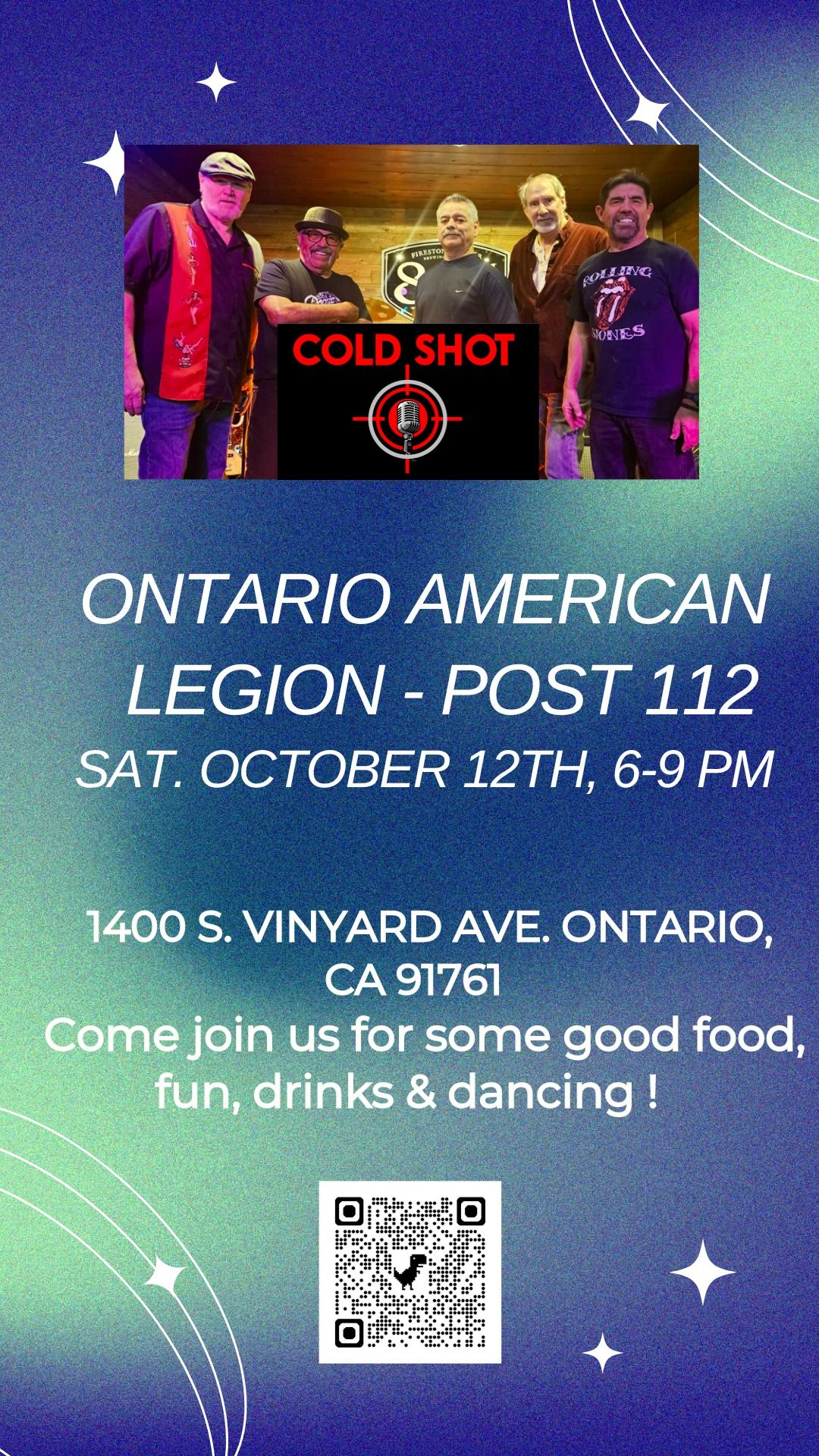 Cold Shot @ Ontario American Legion