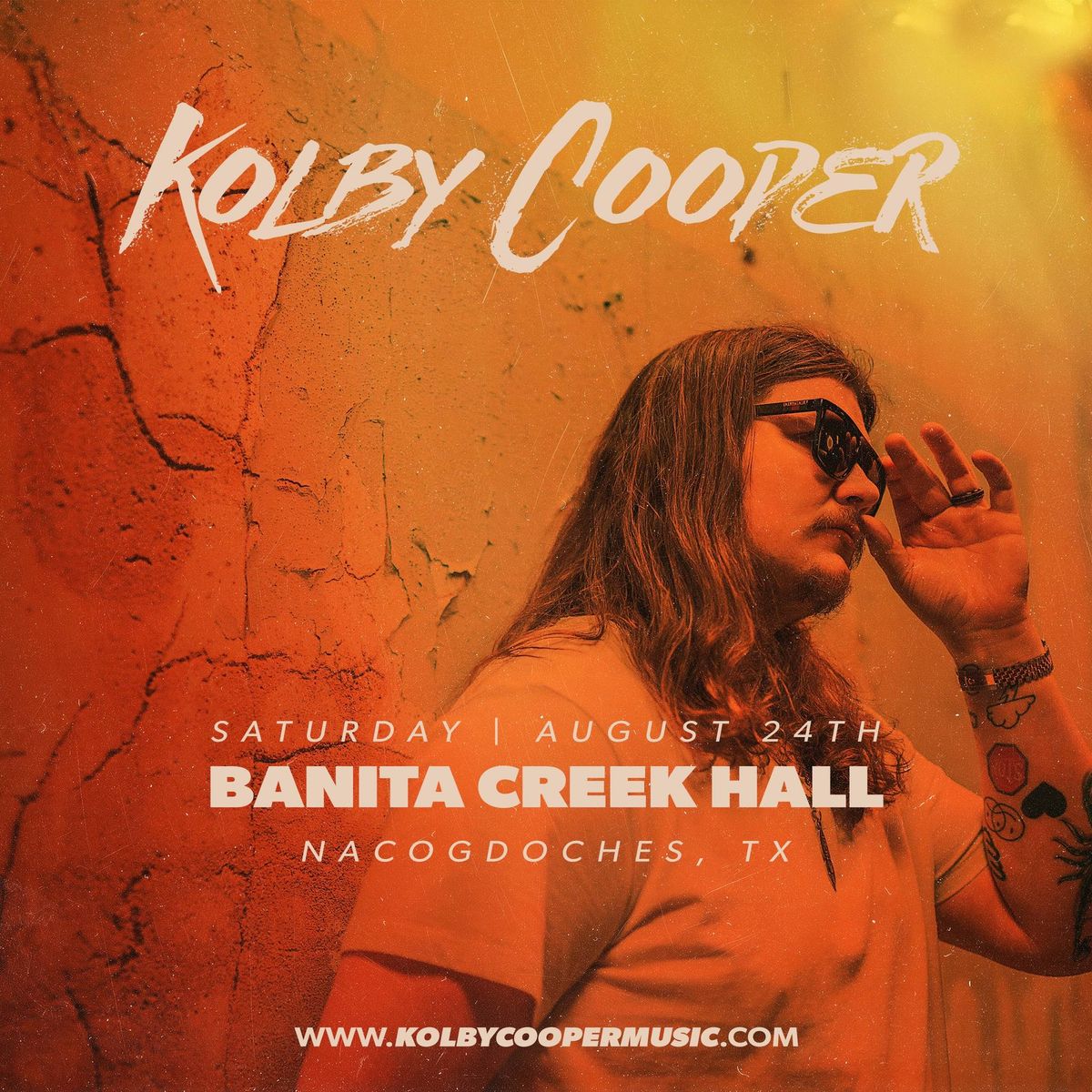 Kolby Cooper LIVE at Banita Creek Hall 