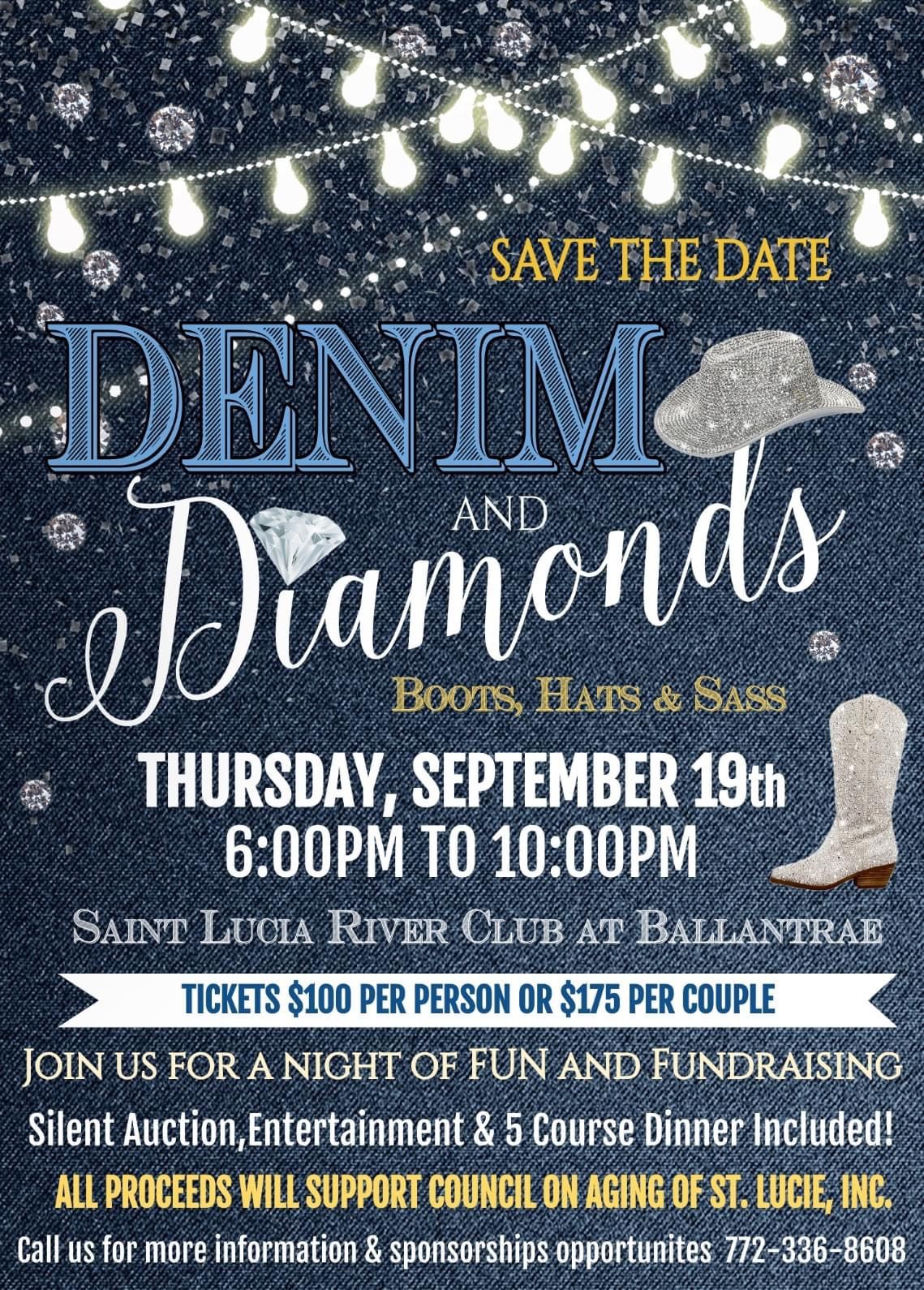 Denim and Diamonds Gala: Boots, Hats & Sass