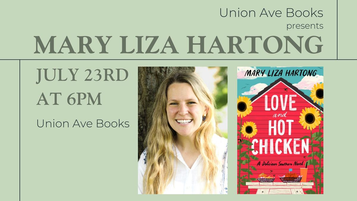 An Author Event with Mary Liza Hartong
