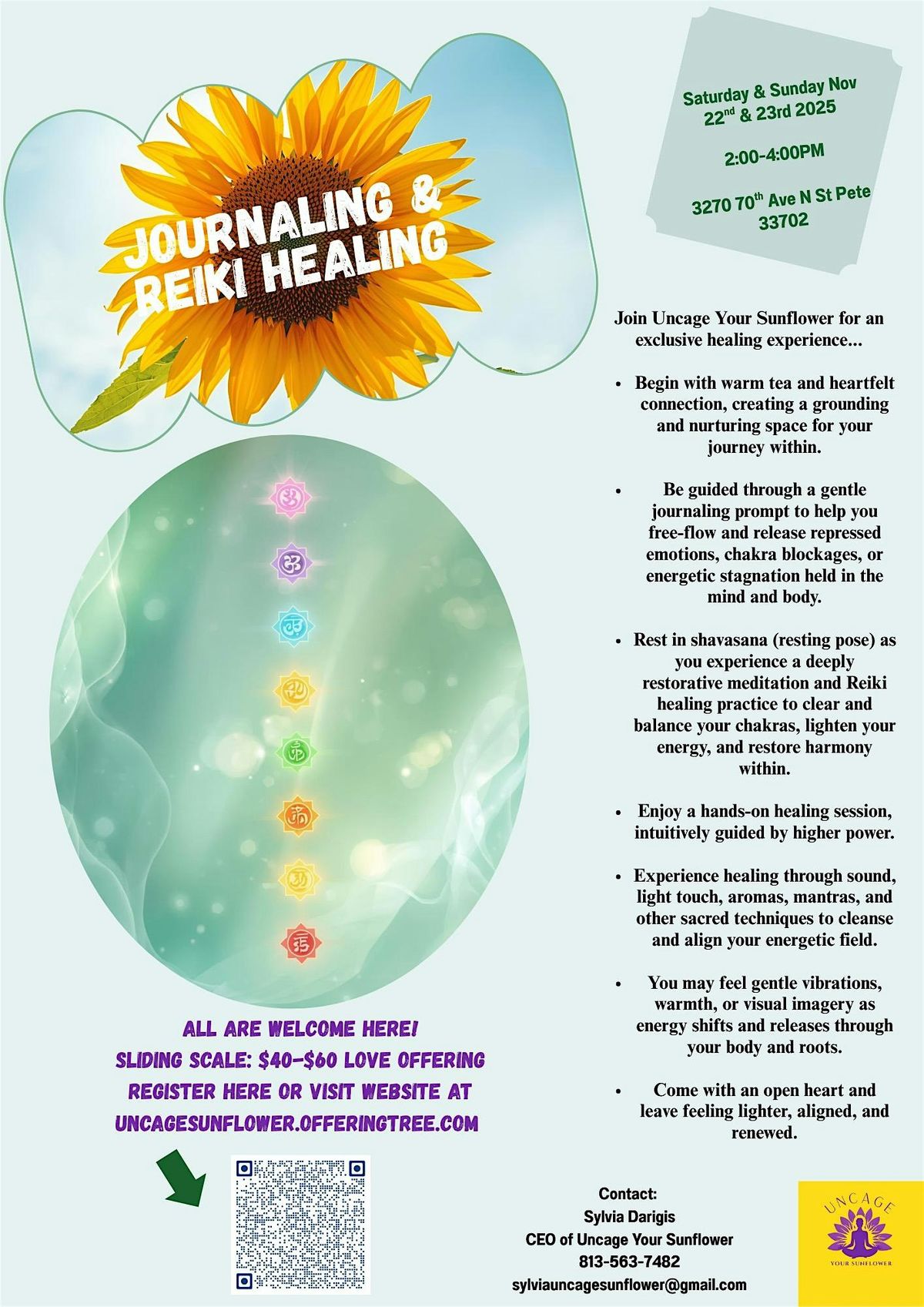 Journaling & Reiki Healing