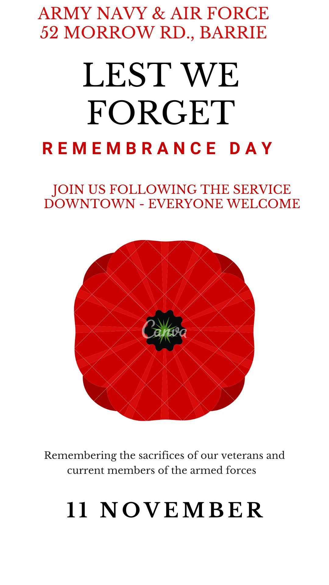 REMEMBRANCE DAY 