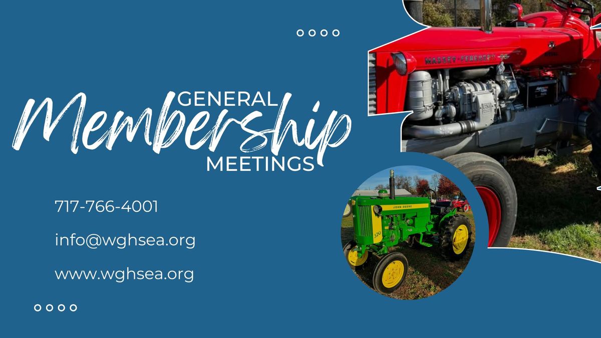 General membership Meeting