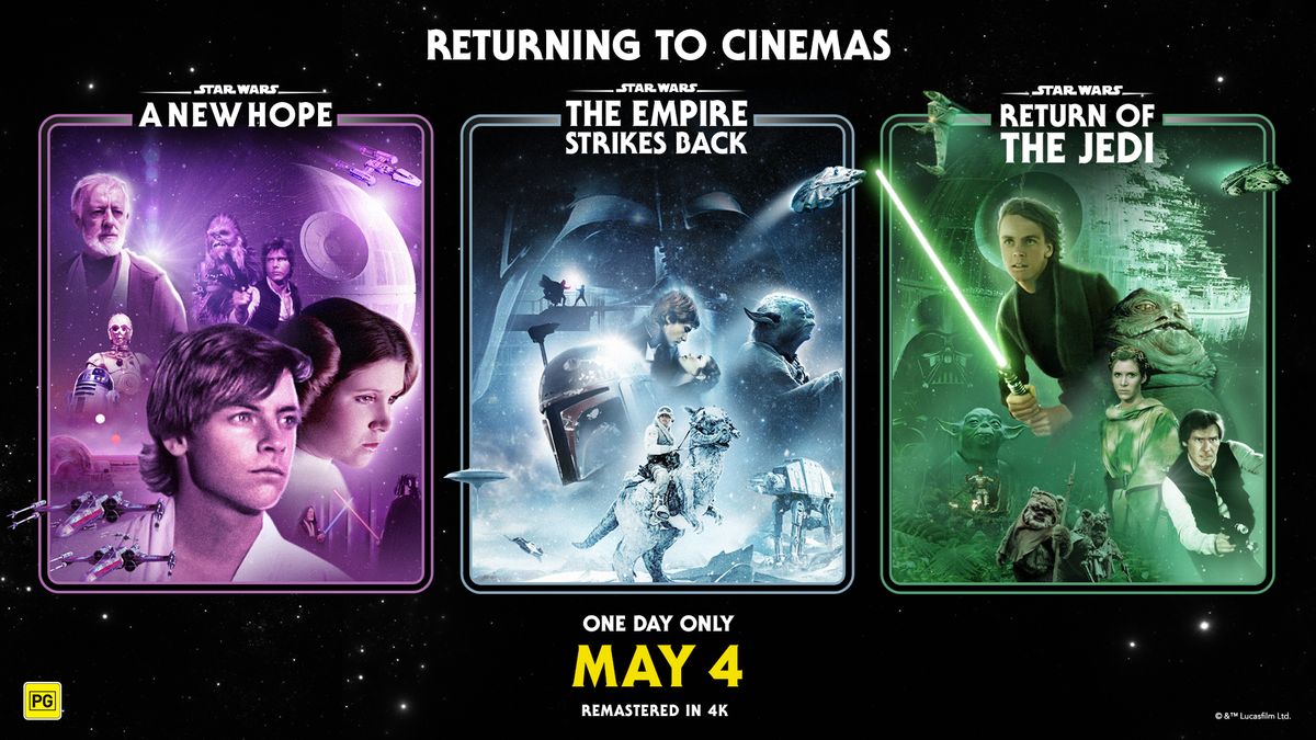 May the Fourth be with you! Star Wars Trilogy Movie Marathons! 