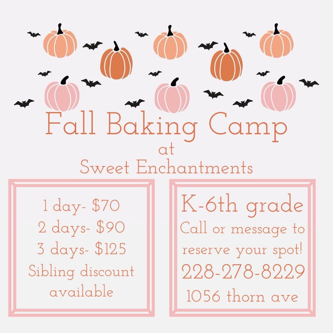 Fall Baking Camp