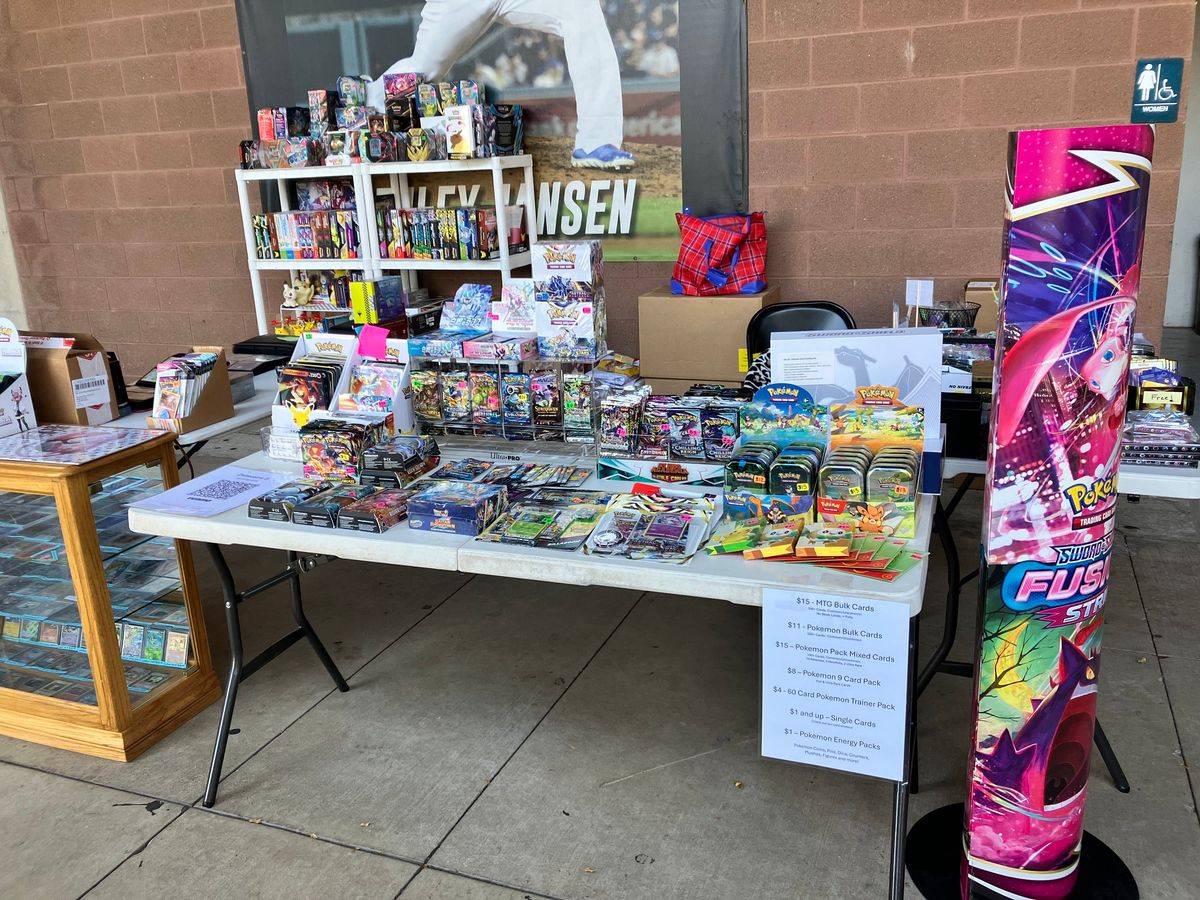 Vendor at Ogden Raptor Flea Market