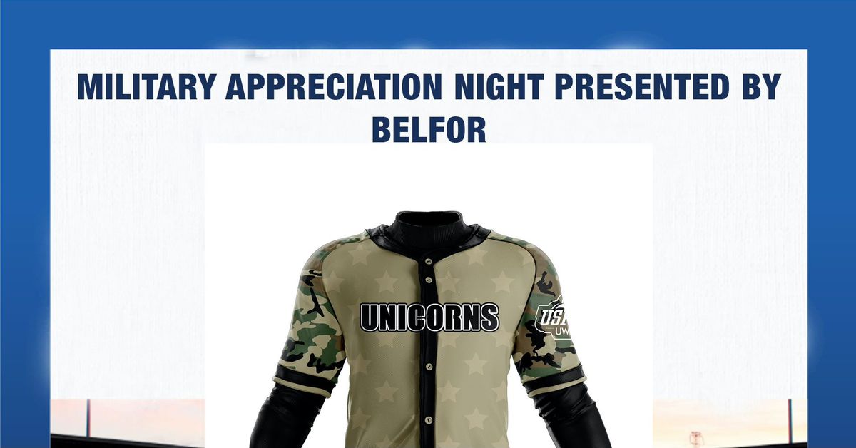 Military Appreciation Night presented by Belfor