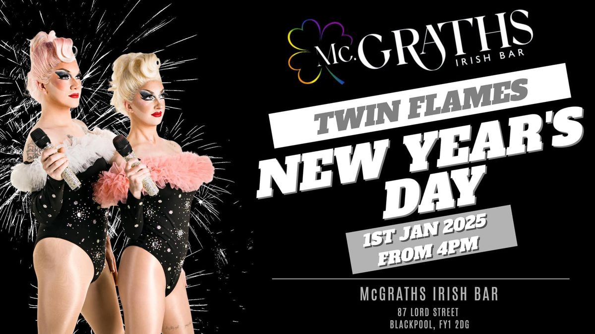 NEW YEAR\u2019S DAY CABARET - TWIN FLAMES DRAG DUO