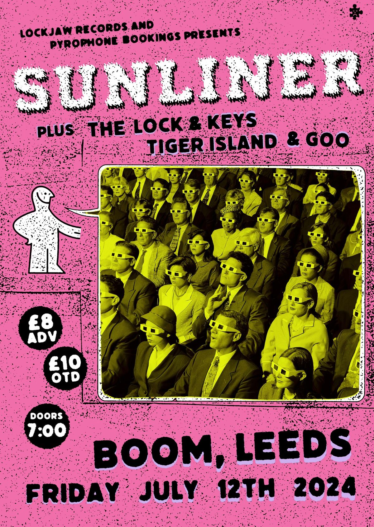 SUNLINER + The Lock & Keys + Tiger Island + Goo @ BOOM!