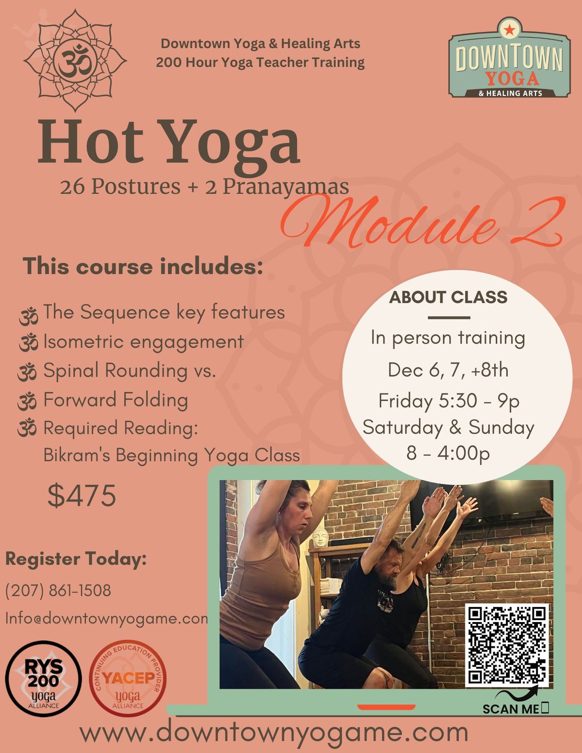 Yoga Teacher Training | Hot Yoga 2 of 26+2