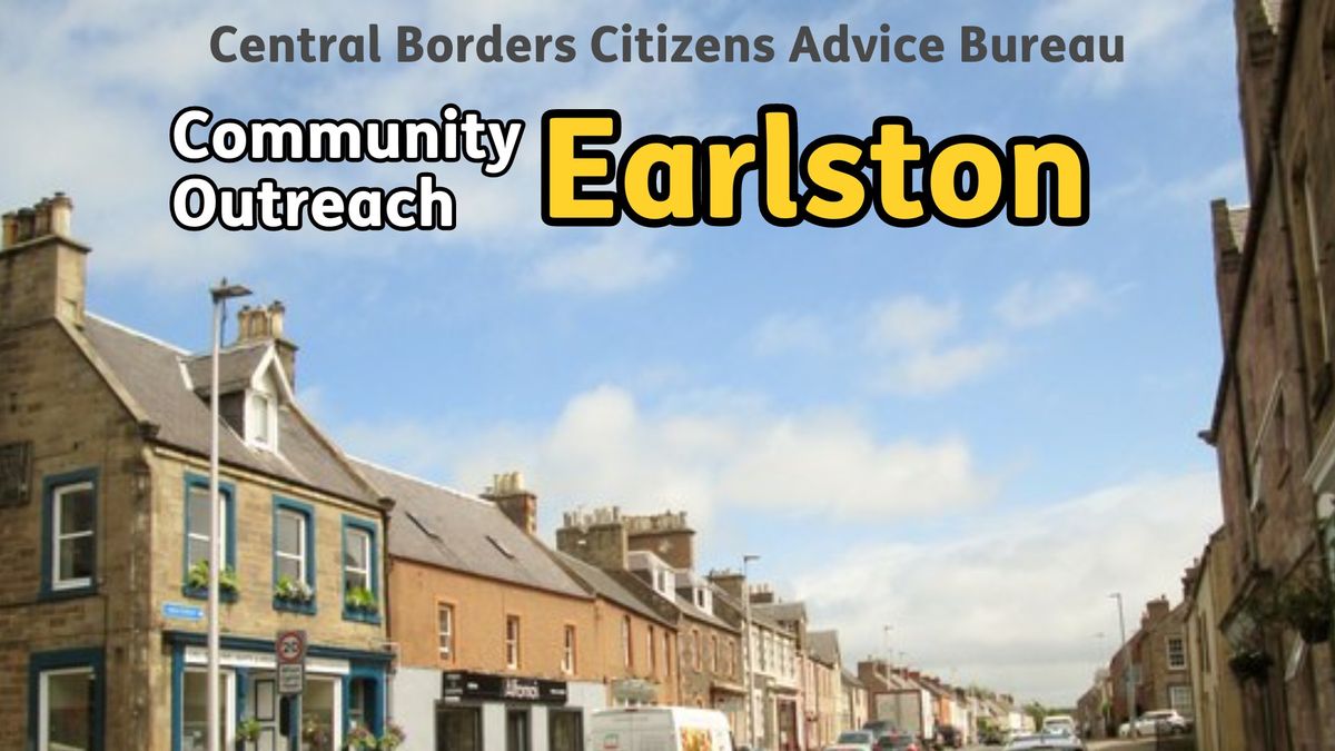 Outreach Advice at Earlston Community Larder and Cafe