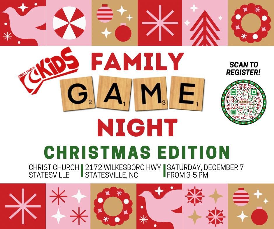 Family Game Night: Christmas Edition