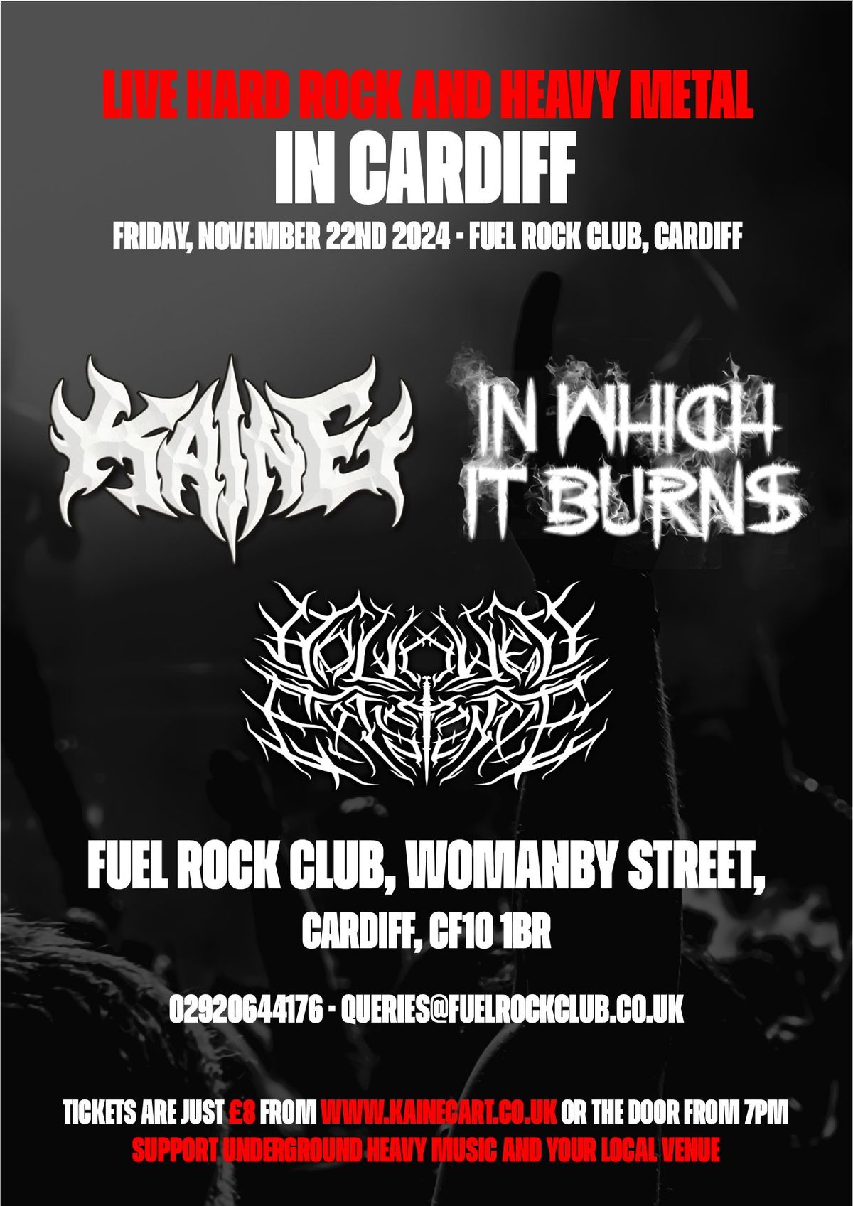 Kaine at Fuel Rock Club, Cardiff (22\/11\/24)