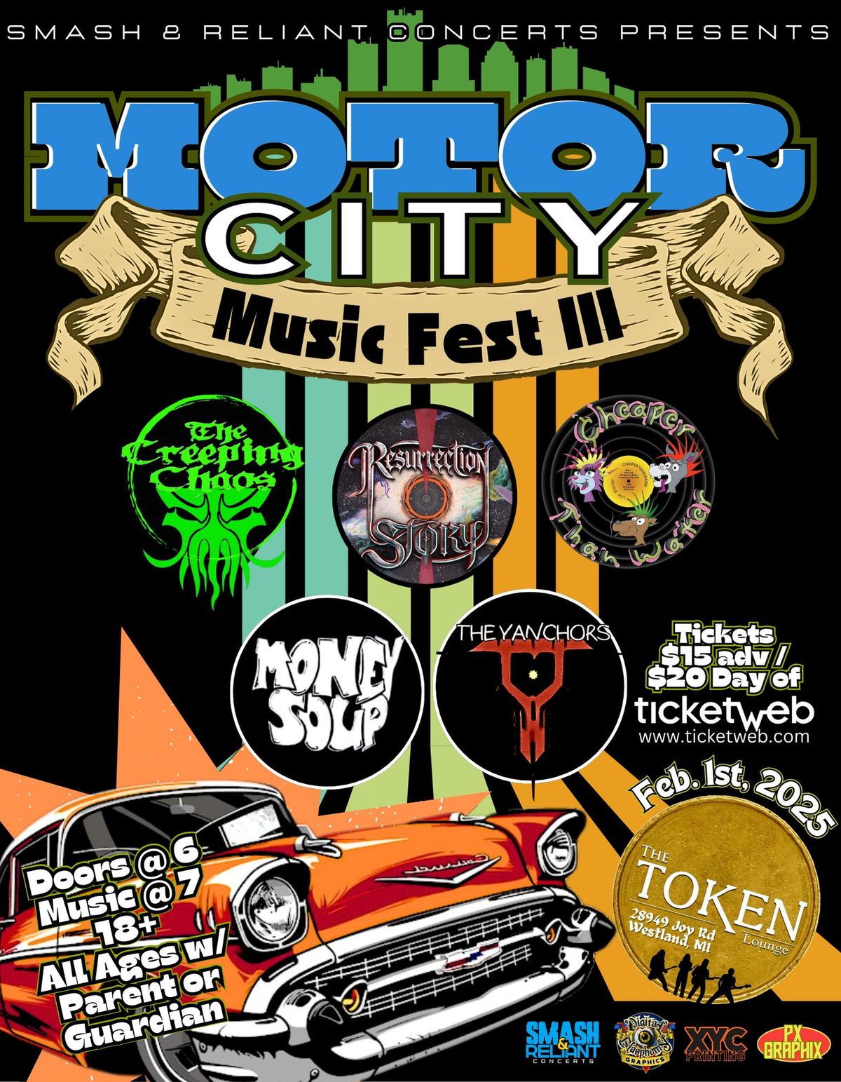 Motor City Music Fest III at The Token