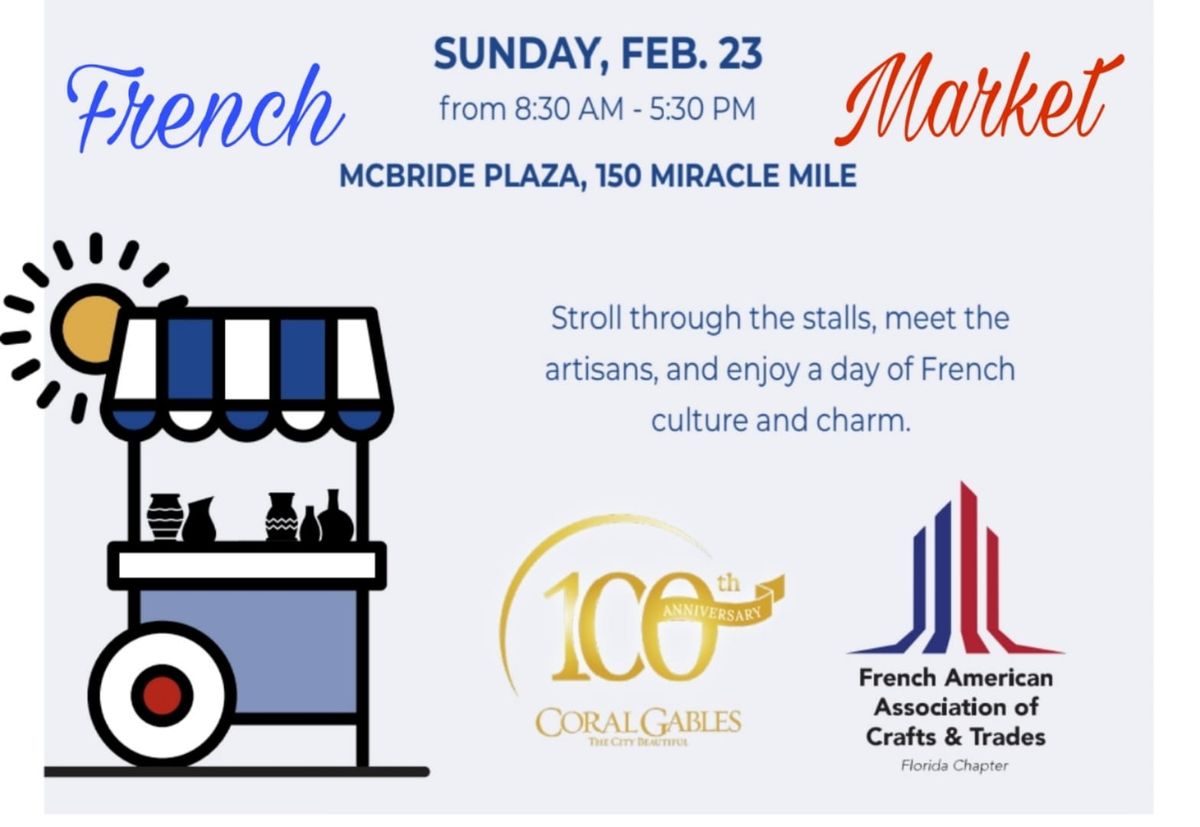 French Market Sunday 23rd Coral Gables