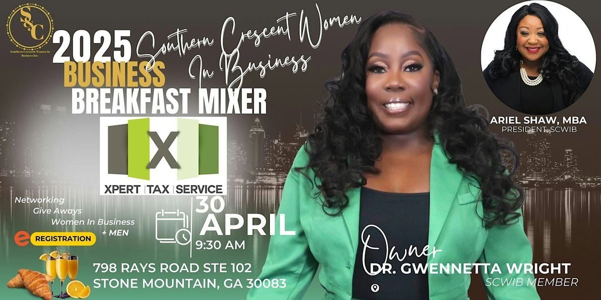 SCWIB Business Breakfast Mixer w\/Dr. Gwennetta Wright of Xpert Tax  Service