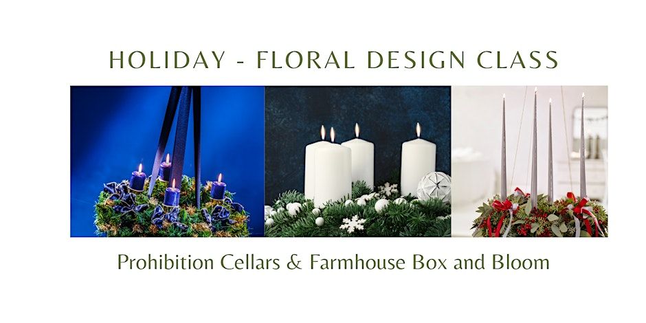 Advent Holiday Wreath - Floral Design Event