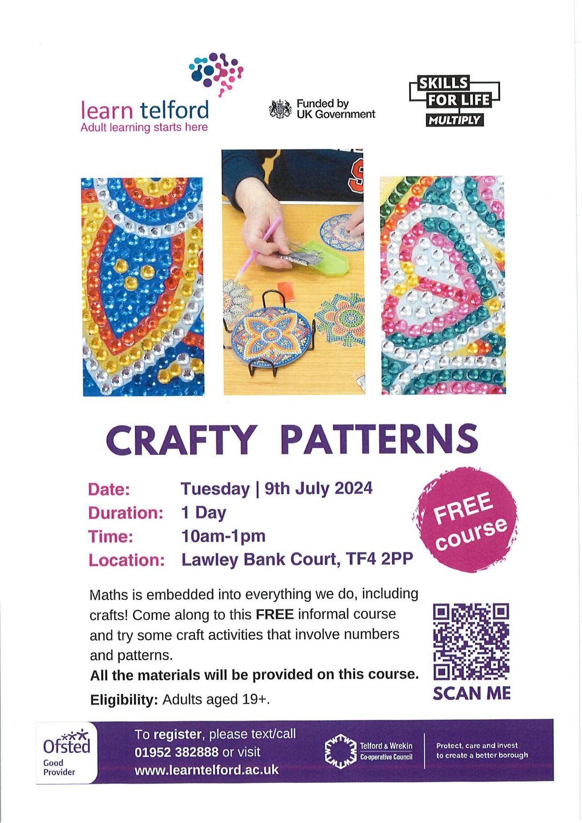 Crafty Patterns with Learn Telford