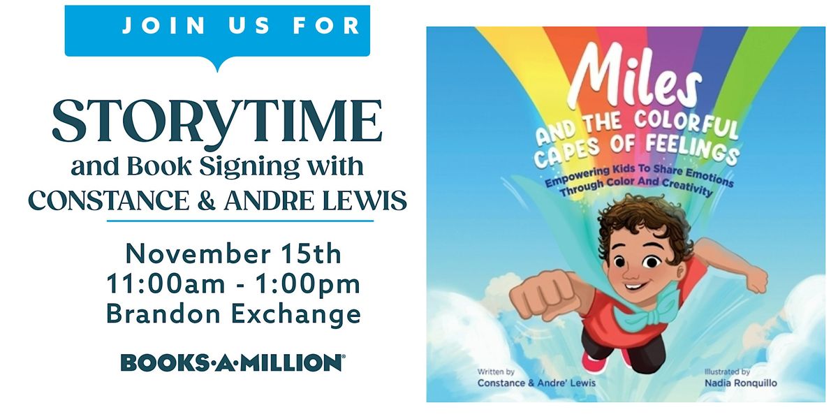 Storytime & Book Signing with Constance & Andre Lewis