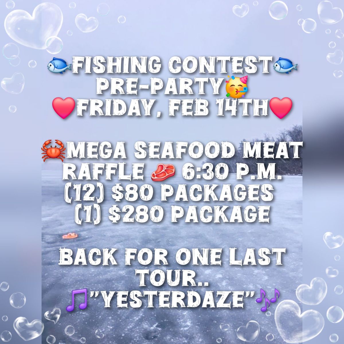 FISHING CONTEST PRE-PARTY!