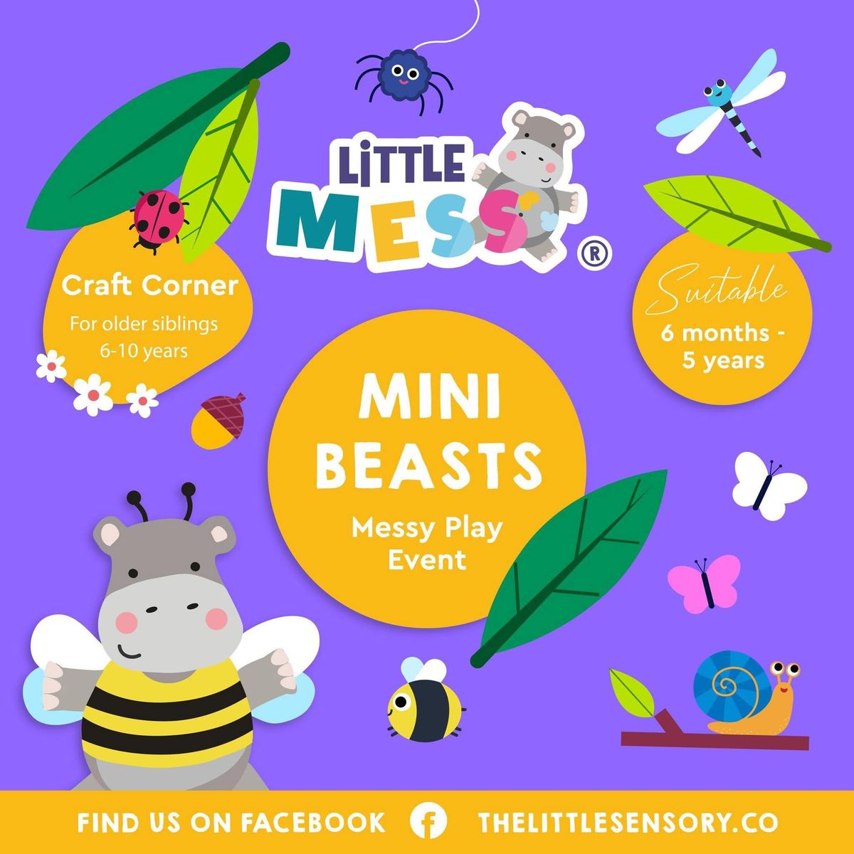 Messy Play - Cotes Heath - Mini Beasts