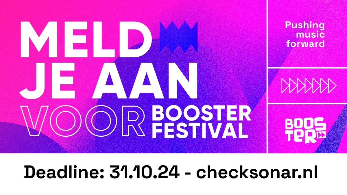 Booster Festival 2025 \u2014 Muziekconferentie & Showcasefestival