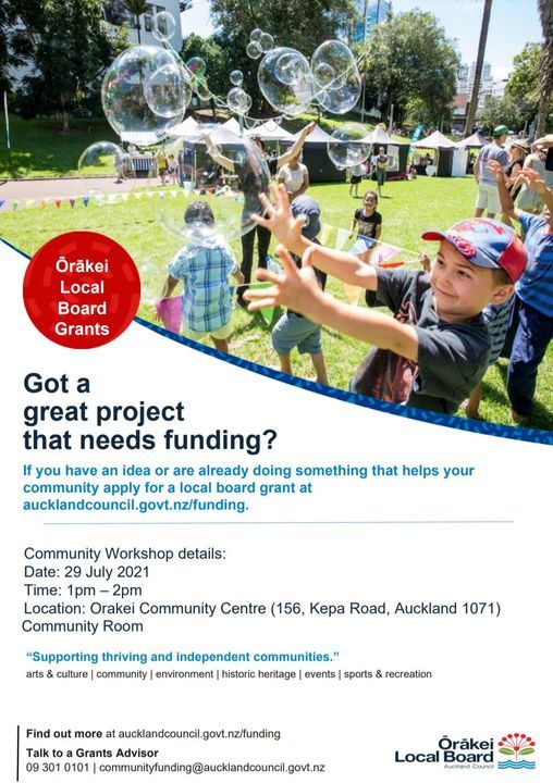 Community Project Funding Workshop