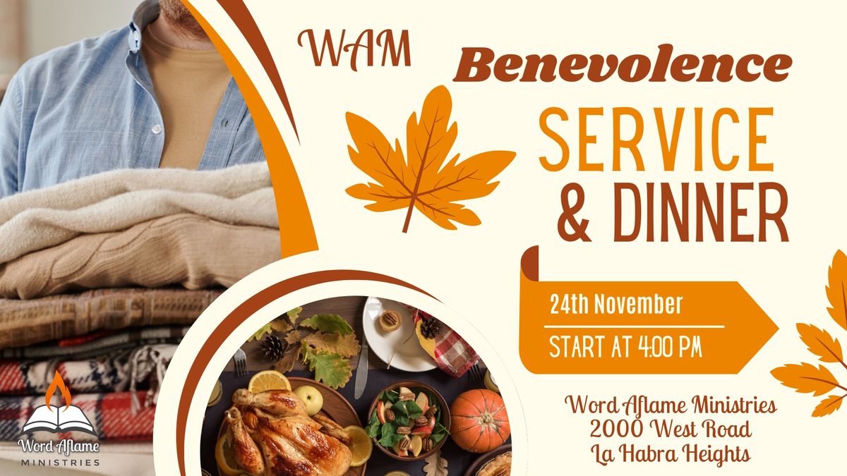 Benevolence Service and Dinner 