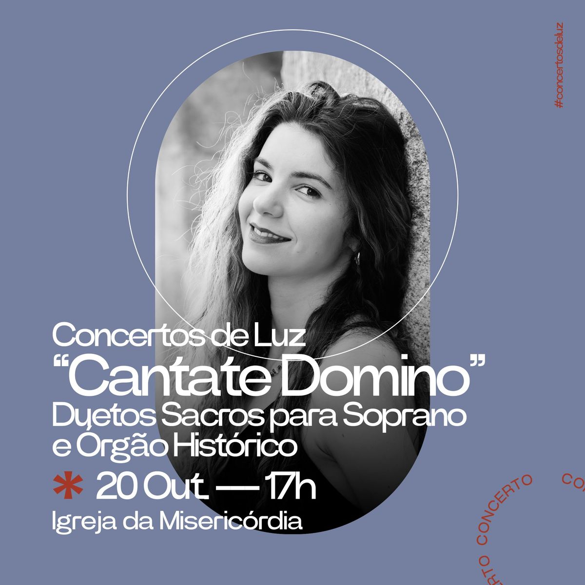 Concertos de Luz: "Cantate Domino" Duetos Sacros para Soprano e Org\u00e3o Hist\u00f3rico