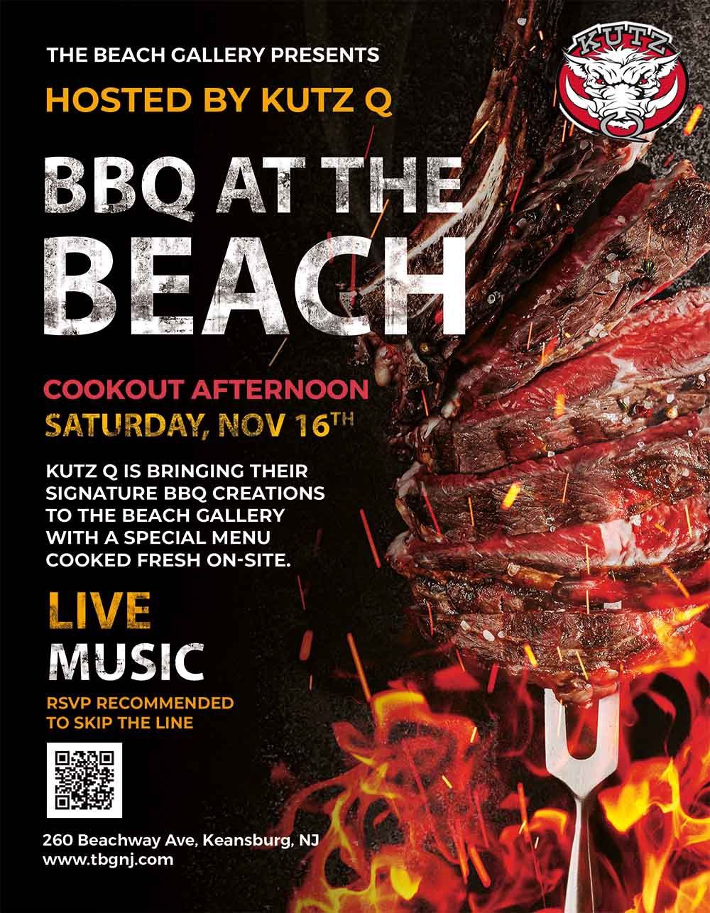 BBQ at the Beach: Hosted by Kutz Q BBQ