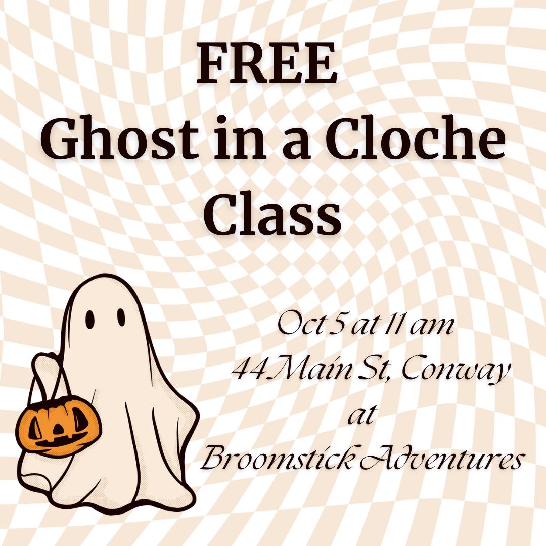 Free Ghost in a Cloche craft! 