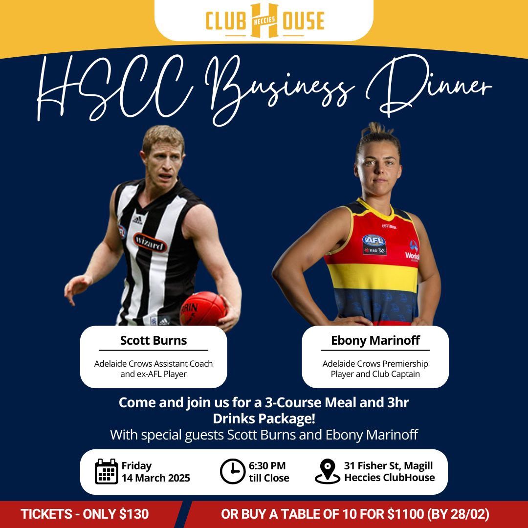 HSCC Business Dinner - Sponsored by Norgrove Training